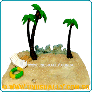 Sea-Side Beach Theme Background